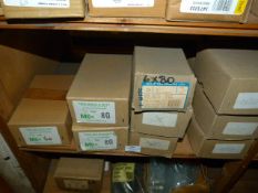 *Nine Boxes of Steel Hook Bolts in Various Sizes
