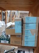 *Six Boxes of Door Frame Clamps, Double Side Timer Collectors, Etc