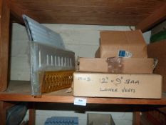 *Assorted Aluminium and Polished Brass Vents