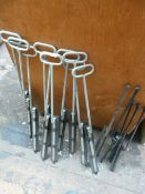 *Nineteen Large Door Bolts