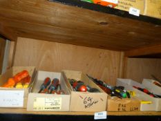 *7 Boxes of Screwdrivers, Torx Screwdrivers and Electricians Screwdrivers