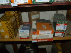 *Fourteen Boxes of Steel Expansion Plugs, Wedge Anchors, Etc