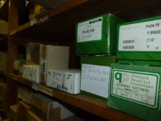 *Eleven Boxes of Casement Catches, Shower Case Caches, Etc