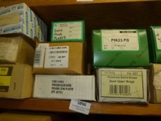 *Twelve Boxes of Polished Brass Sash Hooks, Etc