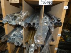 *Stock of Wardrobe 25mm and 30mm Chrome and Brass Rails and Tubing