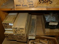 *Five Boxes Assorted Mortise Chisel Bits in Various Sizes