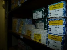 *11 Boxes of Brass Sloted CSK Wood Screws