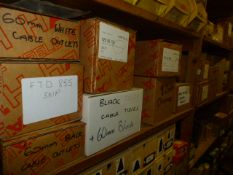 *Sixteen Boxes Containing Hafele Cable Tidies, Work Surface and Desk Cable Outlets, Etc