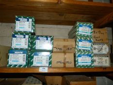 *9 Boxes of Assorted Mild Steel Roofing Bolts with Nuts in Various Sizes