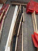 *Six Large Commercial Sweeping Brushes