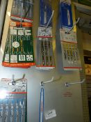 *Jigsaw Blade Display Stand Containing Stock of Blades