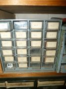 *Multi Drawer Cabinet Containing Number Drills 60-80