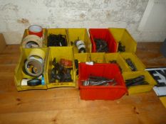 *Thirteen Boxes of Assorted Reamers, Allan Keys, Adhesive Tapes, Etc