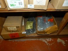 *Four Boxes Containing Foot Bolts, Chain Bolts and Locking Bars, Etc