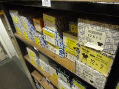 *15 Boxes of Brass Sloted Round Head Wood Screws