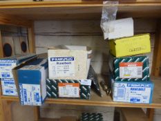 *Ten Boxes of Assorted Rawl Bolts, Anchor Bolts, Etc