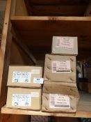 *Five Boxes of Plain Ring Handles and Spindle Ring Handles