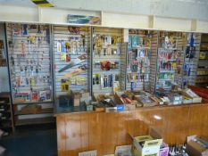 *Branded Slat Wall Display as Situated in the Show Room (buyer to dismantle once all lots have