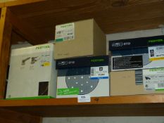 *Five Boxes of Festool Abrasive Disks 150mm