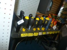 *Screwdriver Display Stand Containing Stock of Screwdrivers