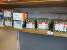 *Thirteen Boxes of Assorted Rawl Bolts, Anchor Bolts, Etc