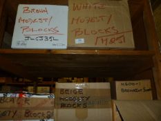 *Six Boxes of Modesty and Conti Blocks Various Colours