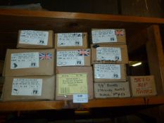 *11 Boxes of Assorted Receiver Plates, Etc