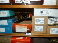 *Eleven Boxes Containing Key Hole Escutcheons, Mortice Latches, Architectural Latches, Tubular