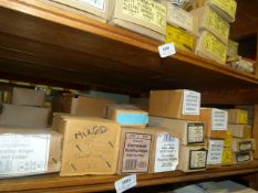 *Sixteen Boxes of Back Flap Hinges i Various Sizes and Finishes