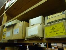 *Nine Boxes of Suffolk Latches, Gate Latches, Etc