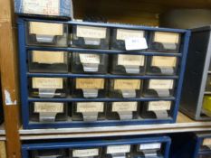 *Component Drawer Containing Assorted BSP, NPS Taps