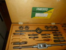 *Presto Circular Stocks and Dies no.374c Set no. 40p
