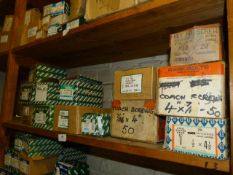 *13 Boxes of Zinc Plated and Other Coach Screws in Various Sizes