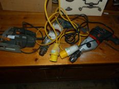 *Elu Jigsaw and Two Metabo 110v Drills