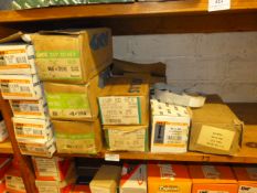 *13 Boxes of Assorted Cuphead Squares, Nuts, Bolts in Various Sizes