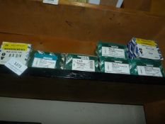 *8 Boxes of Chrome and Brass Sloted Head Wood Screws