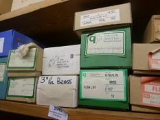 *Sixteen Boxes of Perkins & Powell and Other Sash Lifts, Flush Lifts, Etc