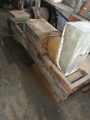 *Vintage Blade Sharpening System with wet stone and various leather and felt faced glazing wheels