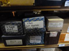 *Nine Boxes of Polished Brass and Other Center Door Knobs