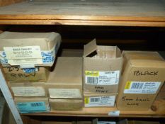 *Nine Boxes of Galvanised and Black Japan Chain