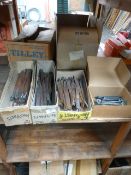 *Four Boxes of Steel Holdfasts Various Sizes