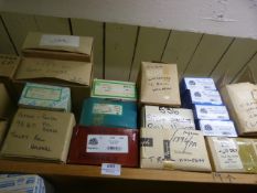 *Nineteen Boxes of Perkins & Powell and Other Diecast and Brass Toilet Roll Holders