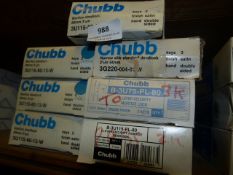 *Seven 80mm Chubb Mortice Deadlocks