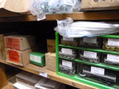 *Set of Component Drawers Containing S-Hooks and Seven Boxes of Assorted S-Hooks