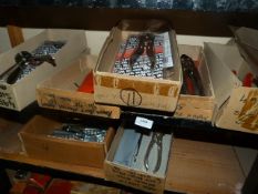 *Seven Boxes of Maun Spring Loaded Pliers and Snips
