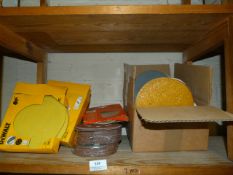 *Nine Packs and a Box of Assorted Dewalt, Metabo, Black & Decker and Other Abrasive Disks