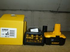 *Four Dewalt Batteries and One Charger