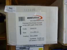 *Case Containing 10000 DWSZ25 Drywall Screws