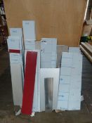 *Assorted Aluminum, Stainless Steel and Brass Door Kick Plates in Various Sizes