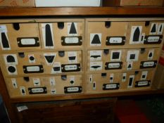 *2 Six Drawer Units Containing Precision Grinding Tools, Bits and Mounted Points